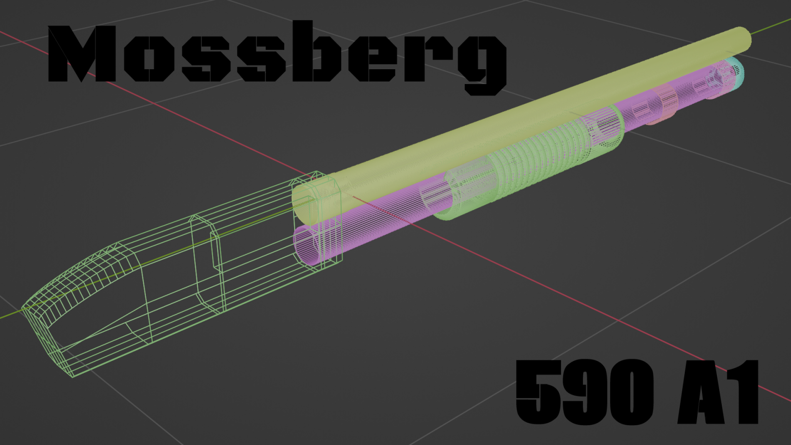 Mossberg 590 A1 wireframe seethru.png